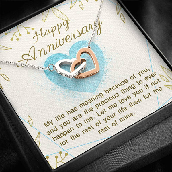 Anniversary Double Hearts Necklace